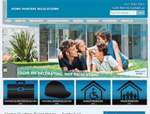 Tablet Screenshot of hhrelocations.com